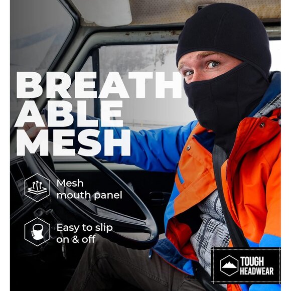 Balaclava Ski Mask for Men and Women Winter Face Cover for Work and Snow Sports - Picture 5 of 7